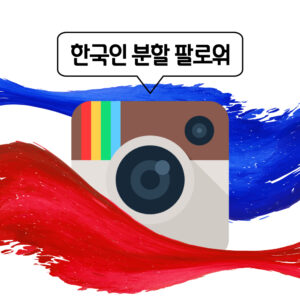 한국인 분할 팔로워