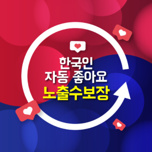 한국인 자동 좋아요